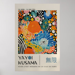 Yayoi Kusama Print - Japansk Väggkonst - Hemvägg