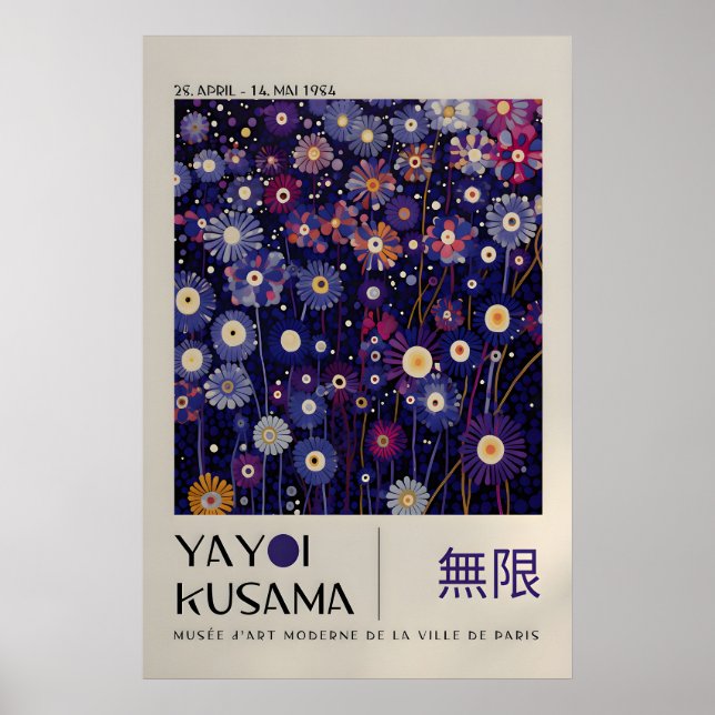 Yayoi Kusama Print - Japansk Väggkonst - Hemvägg (Framsidan)