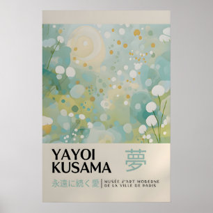 Yayoi Kusama Print - Japansk Väggkonst - Hemvägg