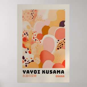 Yayoi Kusama Print - Japansk Väggkonst - Hemvägg