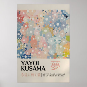 Yayoi Kusama Print - Japansk Väggkonst - Hemvägg