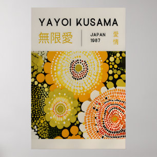 Yayoi Kusama Print - Japansk Väggkonst - Hemvägg