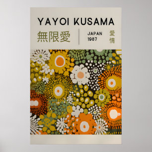 Yayoi Kusama Print - Japansk Väggkonst - Hemvägg
