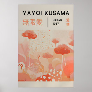 Yayoi Kusama Print - Japansk Väggkonst - Hemvägg