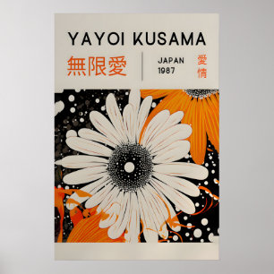 Yayoi Kusama Print - Japansk Väggkonst - Hemvägg
