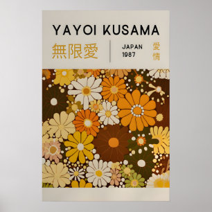 Yayoi Kusama Print - Japansk Väggkonst - Hemvägg