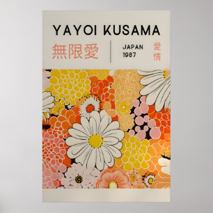 Yayoi Kusama Print - Japansk Väggkonst - Hemvägg