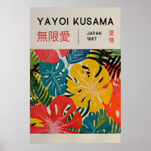 Yayoi Kusama Print - Japansk Väggkonst - Hemvägg