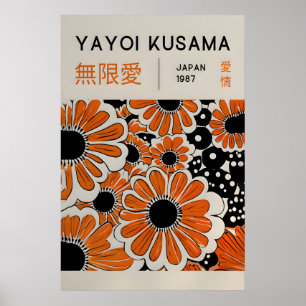 Yayoi Kusama Print - Japansk Väggkonst - Hemvägg