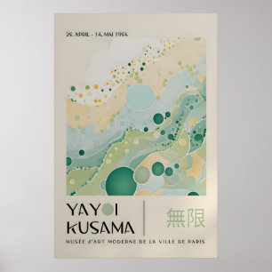 Yayoi Kusama Print - Japansk Väggkonst - Hemvägg