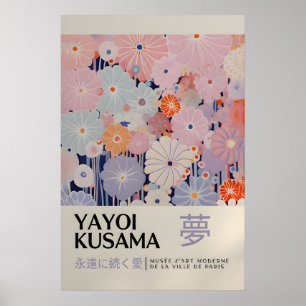 Yayoi Kusama Print - Japansk Väggkonst - Hemvägg