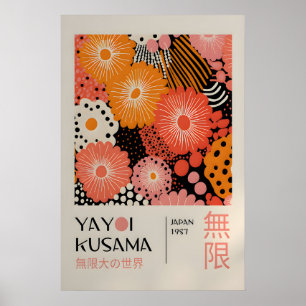 Yayoi Kusama Print - Japansk Väggkonst - Hemvägg