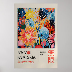 Yayoi Kusama Print - Japansk Väggkonst - Hemvägg