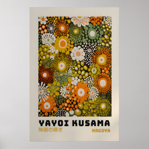 Yayoi Kusama Print - Japansk Väggkonst - Hemvägg