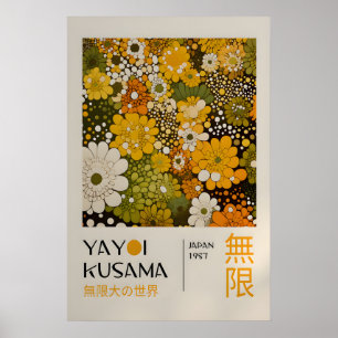 Yayoi Kusama Print - Japansk Väggkonst - Hemvägg