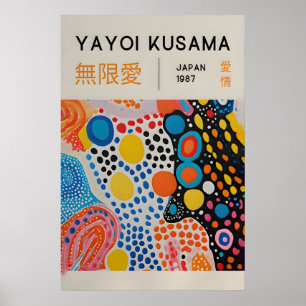 Yayoi Kusama Print - Japansk Väggkonst - Hemvägg