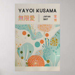 Yayoi Kusama Print - Japansk Väggkonst - Hemvägg