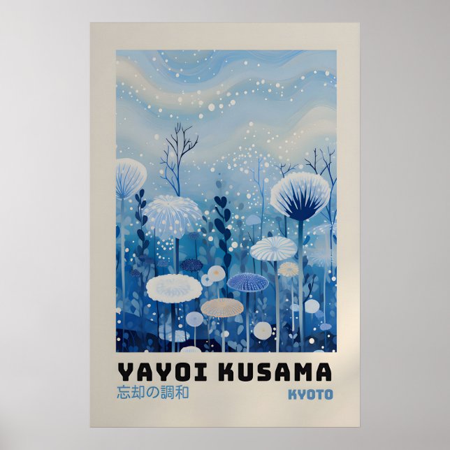 Yayoi Kusama Print - Japansk Väggkonst - Hemvägg (Framsidan)