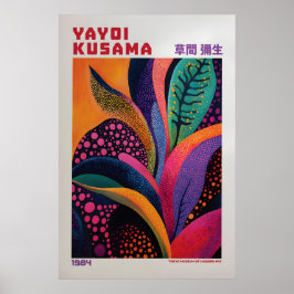 Yayoi Kusama Print, Modern Art Print, Maximalist Poster