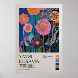 Yayoi Kusama Print, Modern Art Print, Maximalist Poster