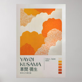 Yayoi Kusama Print, Yayoi Kusama Exhibition Poster