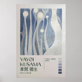 Yayoi Kusama Print, Yayoi Kusama Exhibition Poster