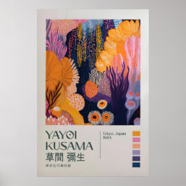 Yayoi Kusama Print, Yayoi Kusama Exhibition Poster