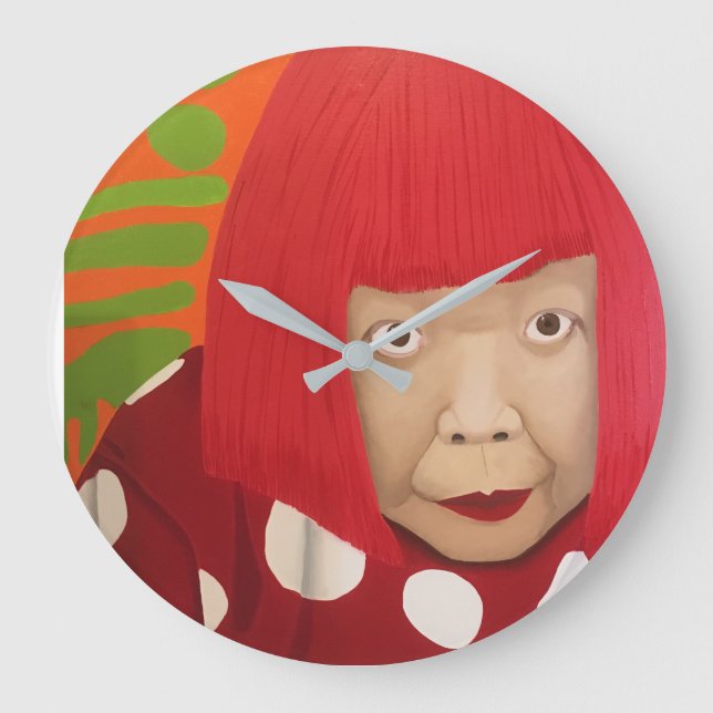 Yayoi Kusama Stor Klocka (Framsida)