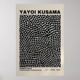 Yayoi Kusama Tryck - Abstrakt Yayoi Kusama Affisch