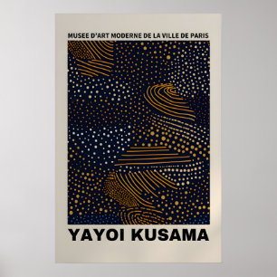 Yayoi Kusama Tryck - Abstrakt Yayoi Kusama Affisch
