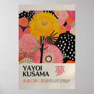 Yayoi Kusama Tryck - Japansk Väggkonst - Hemvägg