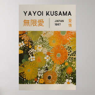 Yayoi Kusama Tryck - Japansk Väggkonst - Hemvägg