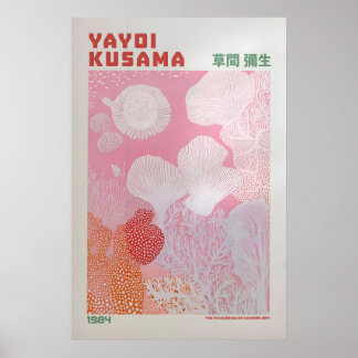 Yayoi Kusama Tryck, Modern Konsttryck, Maximalist Poster