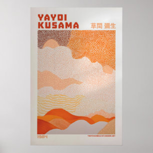 Yayoi Kusama Tryck, Modern Konsttryck, Maximalist Poster