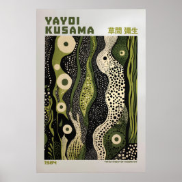 Yayoi Kusama Tryck, Modern Konsttryck, Maximalist Poster