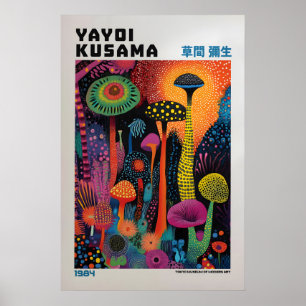 Yayoi Kusama Tryck, Modern Konsttryck, Vardagsrum Poster