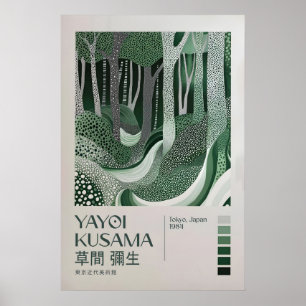 Yayoi Kusama Tryck, Modern Konsttryck, Vardagsrum Poster
