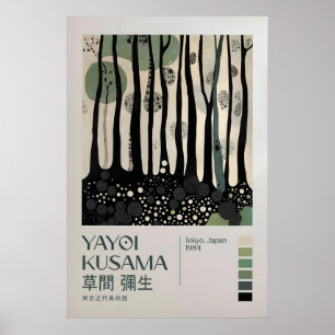 Yayoi Kusama Tryck, Modern Konsttryck, Vardagsrum Poster