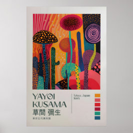Yayoi Kusama Tryck, Modern Konsttryck, Yayoi Kusam Poster