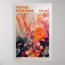 Yayoi Kusama Tryck, Modern Konsttryck, Yayoi Kusam Poster