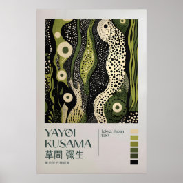 Yayoi Kusama Tryck, Modern Konsttryck, Yayoi Kusam Poster