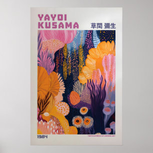 Yayoi Kusama Tryck, Modern Konsttryck, Yayoi Kusam Poster