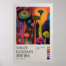 Yayoi Kusama Tryck, Modern Konsttryck, Yayoi Kusam Poster