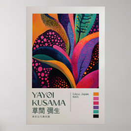 Yayoi Kusama Tryck, Modern Konsttryck, Yayoi Kusam Poster