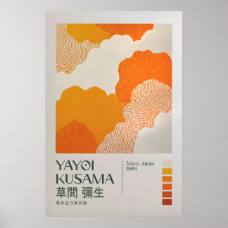 Yayoi Kusama Tryck, Yayoi Kusama Utställning Poster