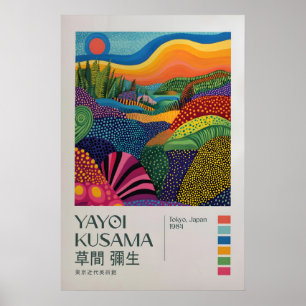 Yayoi Kusama Utställning Affisch, Maximalistisk Af Poster