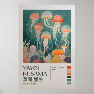 Yayoi Kusama Utställning Poster, Yayoi Kusama Poster