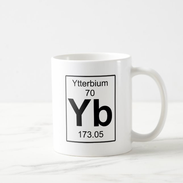Yb - Ytterbium Kaffemugg (Höger)