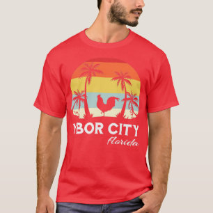Ybor City Tampa Florida Chicken Älskare Souvenir T Shirt