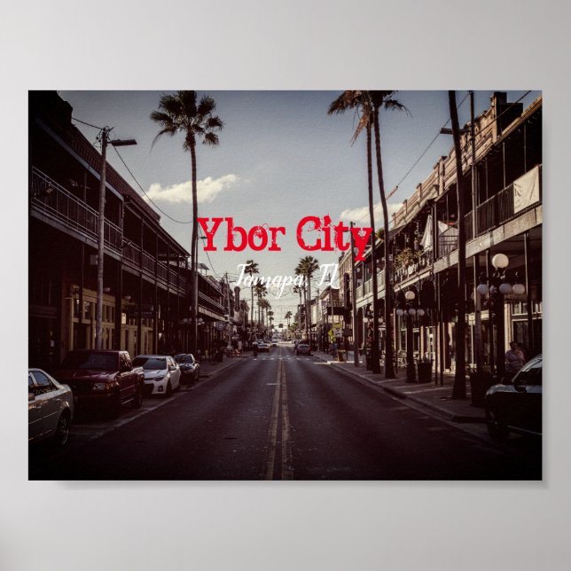 Ybor City, Tampa FLORIDA Poster (Framsidan)